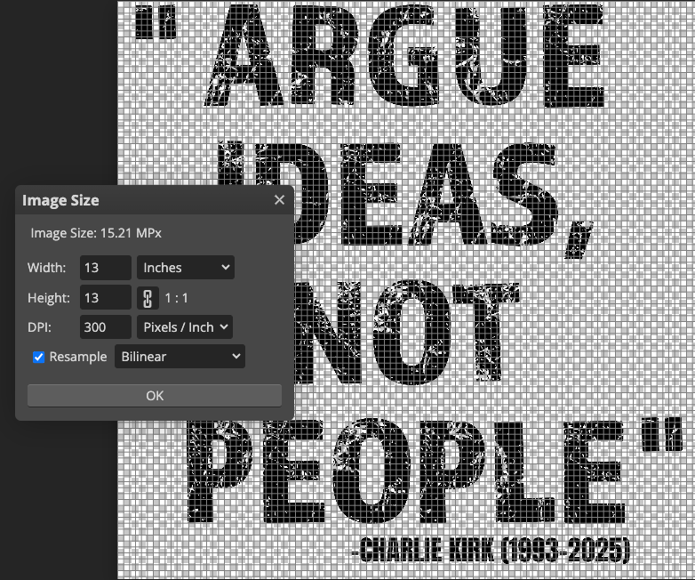 Argue Ideas Not People Charlie Kirk (1993-2025)
